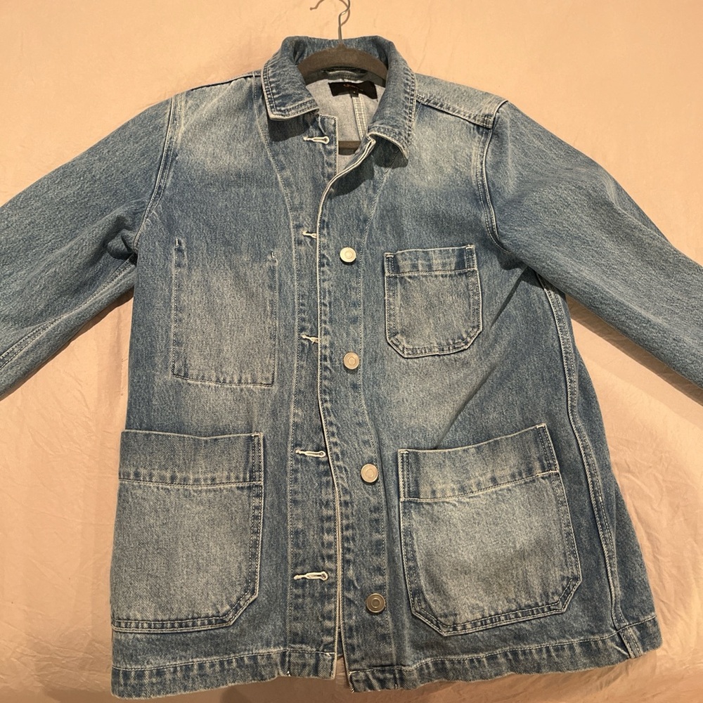 Quince Light Blue Denim Jacket